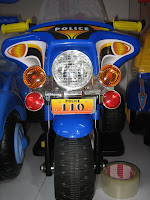 1 Motor Mainan Aki JUNIOR HL218 POLICE