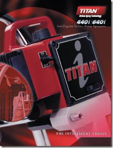Titan 440I Airless Paint Sprayer Titan 440I Airless Paint Sprayer