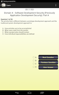 CISSP Evaluator Domain 4 Screenshots 1