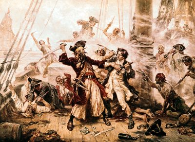 E, obviamente, Navegação é útil em campanhas de piratas