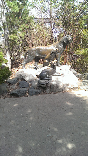 Tiger Statue at the Zoo