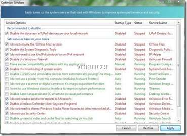 windows 7 manager - service manager