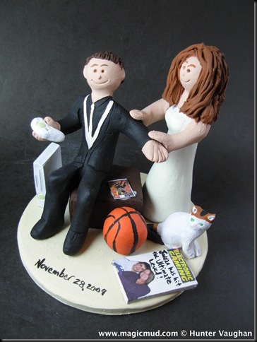 custom wedding cake toppers XBox  360 Video Gamers Wedding  