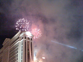 New Years eve Las Vegas Fireworks