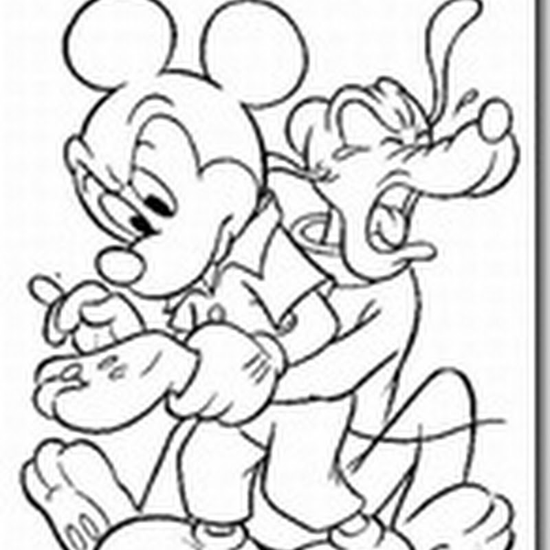 Dibujos Mickey Mouse y Minnie Mouse para colorear