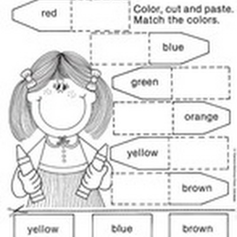 Dibujos para colorear colores en inglés