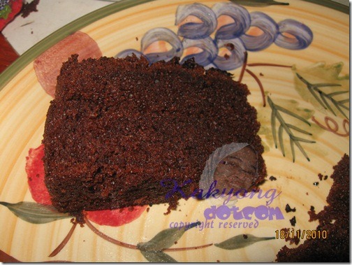 kek coklat kakyong