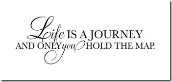life is a journey and map
