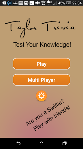 Taylor Swift Knowledge Test