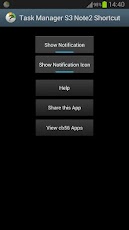 Task Manager Note 2 Shortcut for Samsung Galaxy Note II and Galaxy S III