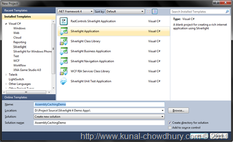 Application Library Caching in Silverlight 4