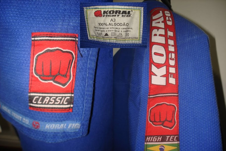 Vende-se Kimono Jiu-Jitsu Coral Fight - Tamanho A3 100% Algodão