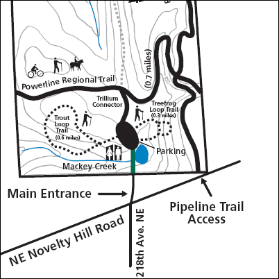 Redmond trail map: Watershed Preserve
