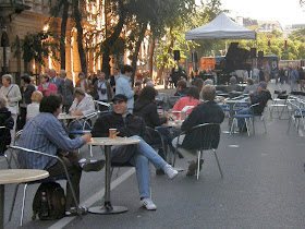 Budapest,  Andrássy út, In-Kal Security,  koncert, zenés korzó, VI. kerület,   Liszt, Mahler, Erkel 