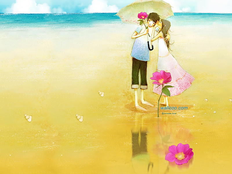 Korean beautiful painting wallpapers-Korean beautiful painting wallpapers