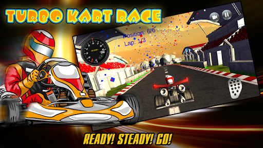 【免費賽車遊戲App】Turbo Go! Kart Race 3D-APP點子