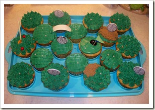 Golf Cupcakes