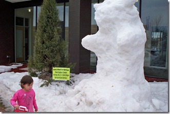 Monticello CC Snow Sculptures