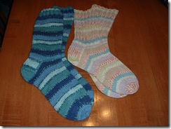 socks finished