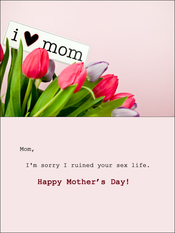 If Men Wrote Mothers Day Cards