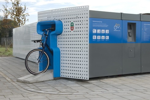 Bike rental machines in the Netherlands