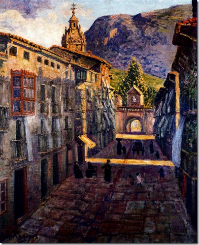 Darío de Regoyos -Artecalle  Durango 1905