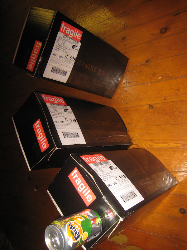 Three Bottles