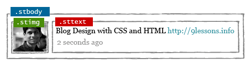 Status Message Design with CSS