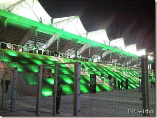 Exterior do estádio