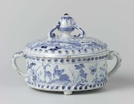 Specerijenpot met chinoiseriedecoratie