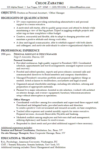 resume templates brings you some great examples of resumes and cvs ...