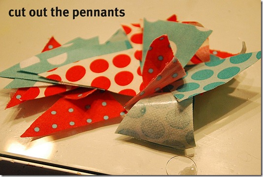 cut out the pennants