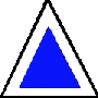 triunghi albastru