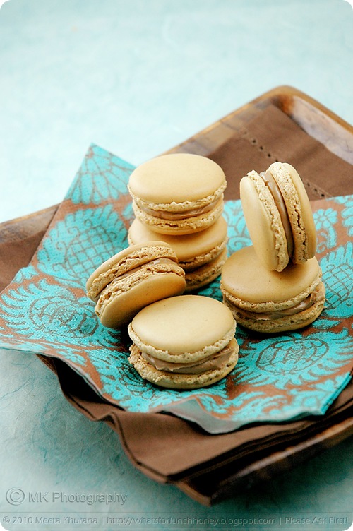 Spiced Chai Latte and Salted Caramel Macarons (03) by MeetaK