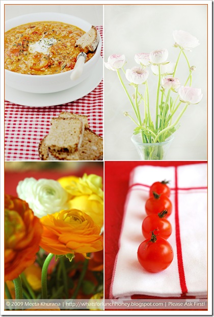 Tuscan Tomato Soup Spring Collage  By MeetaK