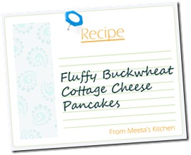 Recipe Card Cottage Cheese Pancakes