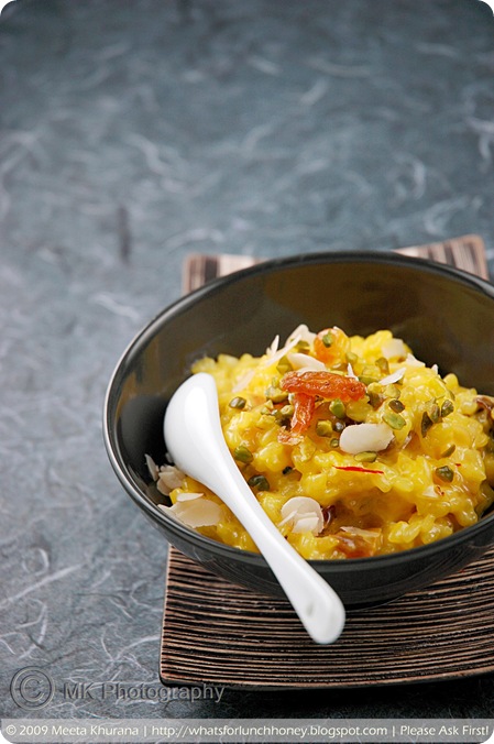 Saffron Rice Pudding (04) by MeetaK