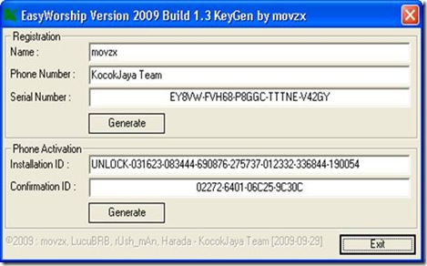 Easyworship 2009 crack free download Easyworship 2009 crack free download