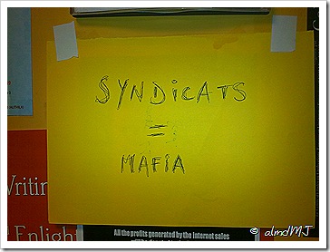 Sindicatos=Mafia