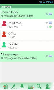 Download AQUZ Mailer Theme Green APK for PC