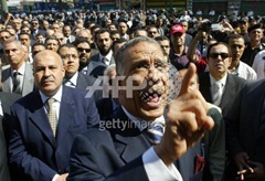 Judge Abdel in a protest