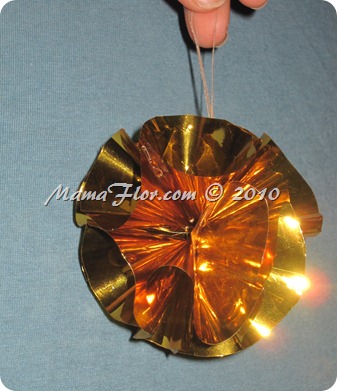 Adornos en 1 minuto Papel Metálico — Manualidades MamaFlor