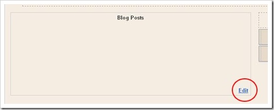 Blog posts element