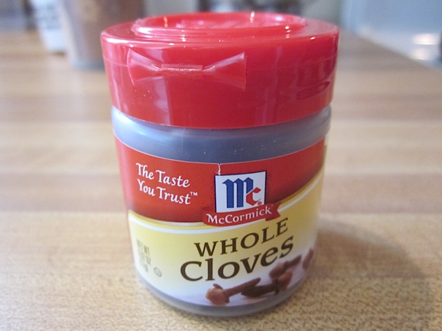 whole cloves in jar 