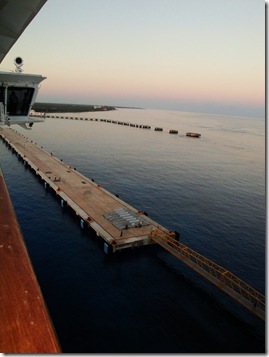 9.  Cozumel port at sunrise