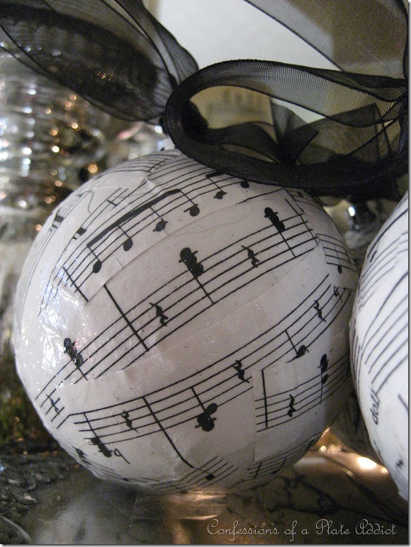 CONFESSIONS OF A PLATE ADDICT Sheet Music Ornaments