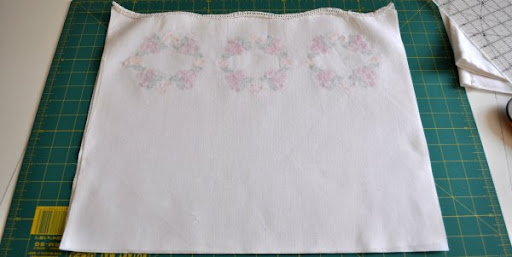 Embroidered Pillow Case = A Cute Bag? ~ Baby Crafts