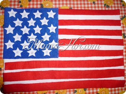 Como Hacer La Bandera De Los Estados Unidos Ee Uu Usa Manualidades Mamaflor