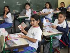 Crianças da rede municipal de ensino. Foto: site da Prefeitura Municipal de São Paulo