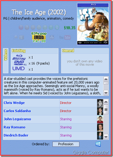 Coollection - Movie Info